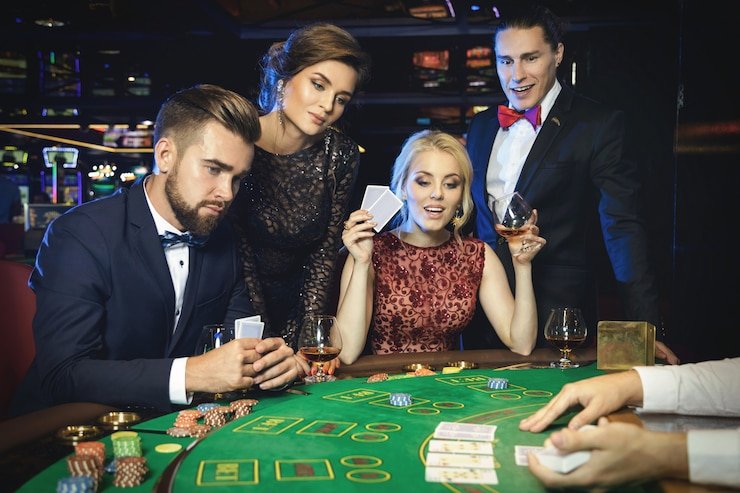 Free Bet Blackjack live table on yogapro slot with dealer and multiple camera angles